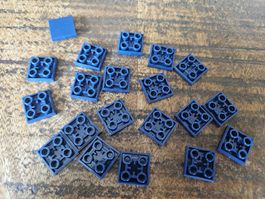 lego 11203 lot de 20 pièces Dark Blue Tile, Modified 2 x 2