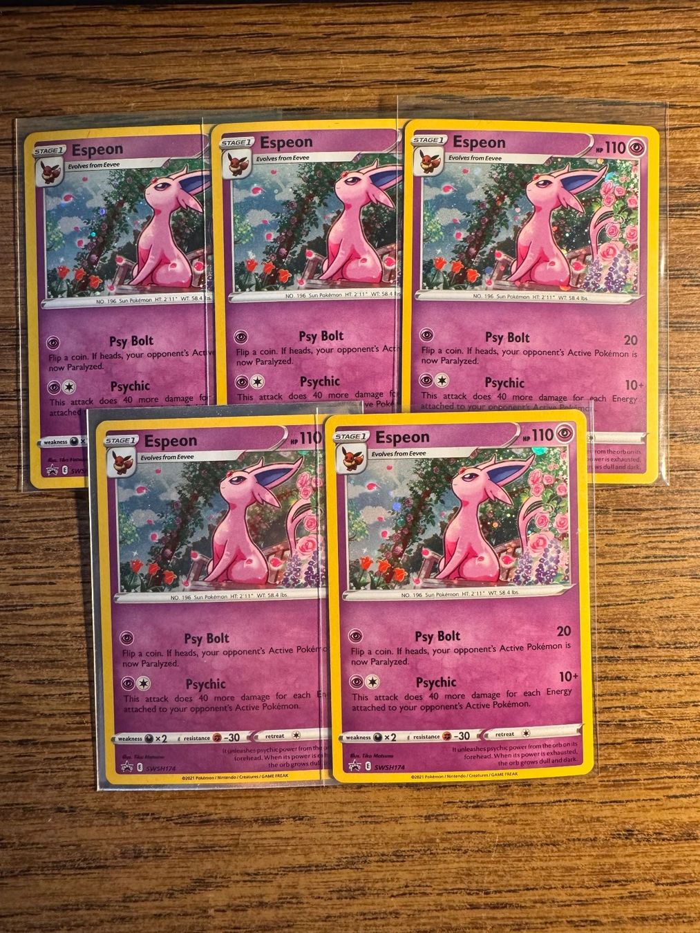 Pokémon Sammelbilder & Trading cards: Pokemon Espeon promo – Gebraucht aus Corticiasca von gio_yp69
