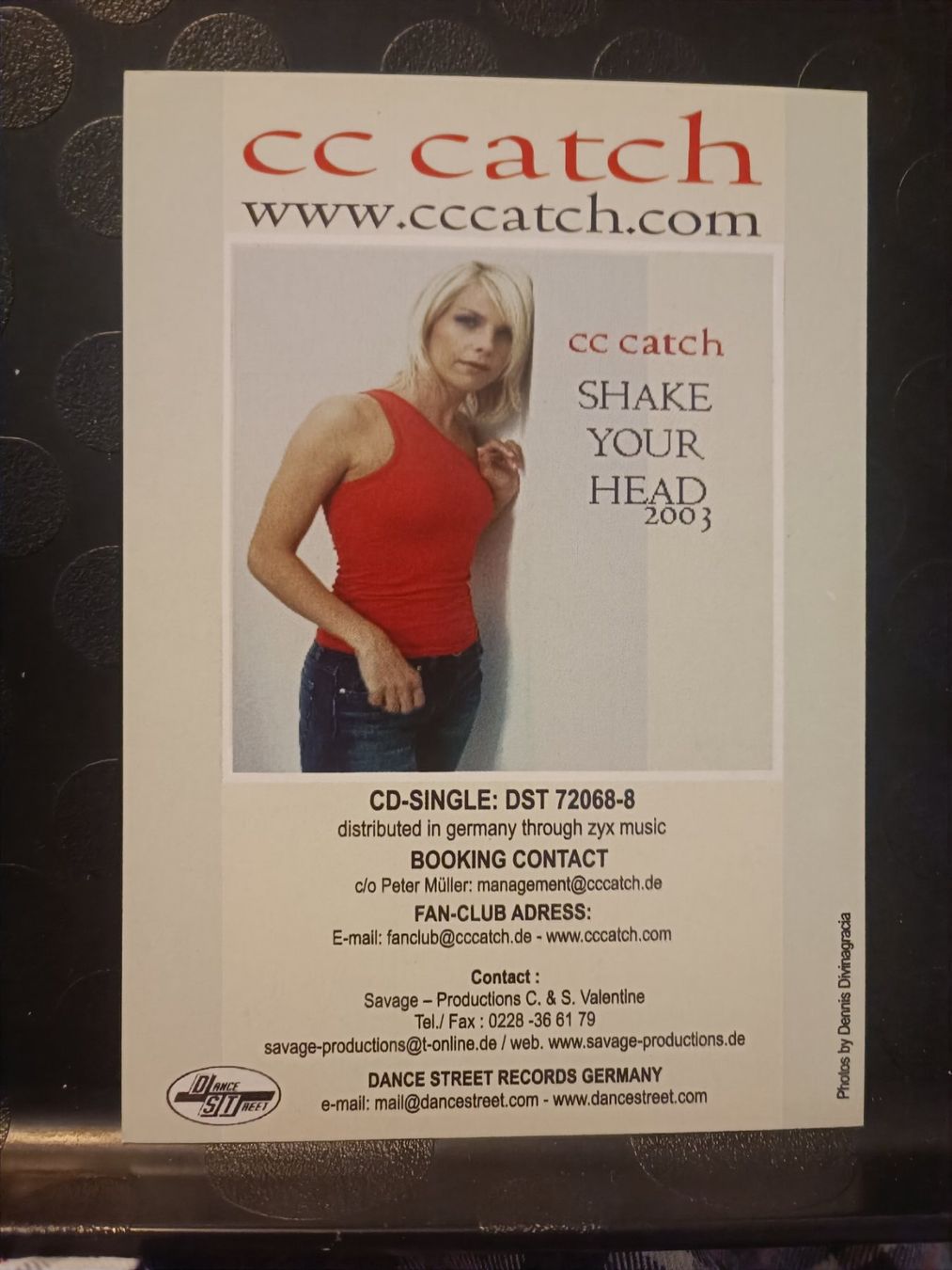 Autografi: C. C. Catch - handsigniertes Autogrammkarte – Usato da Menziken venduto da Artographs 1