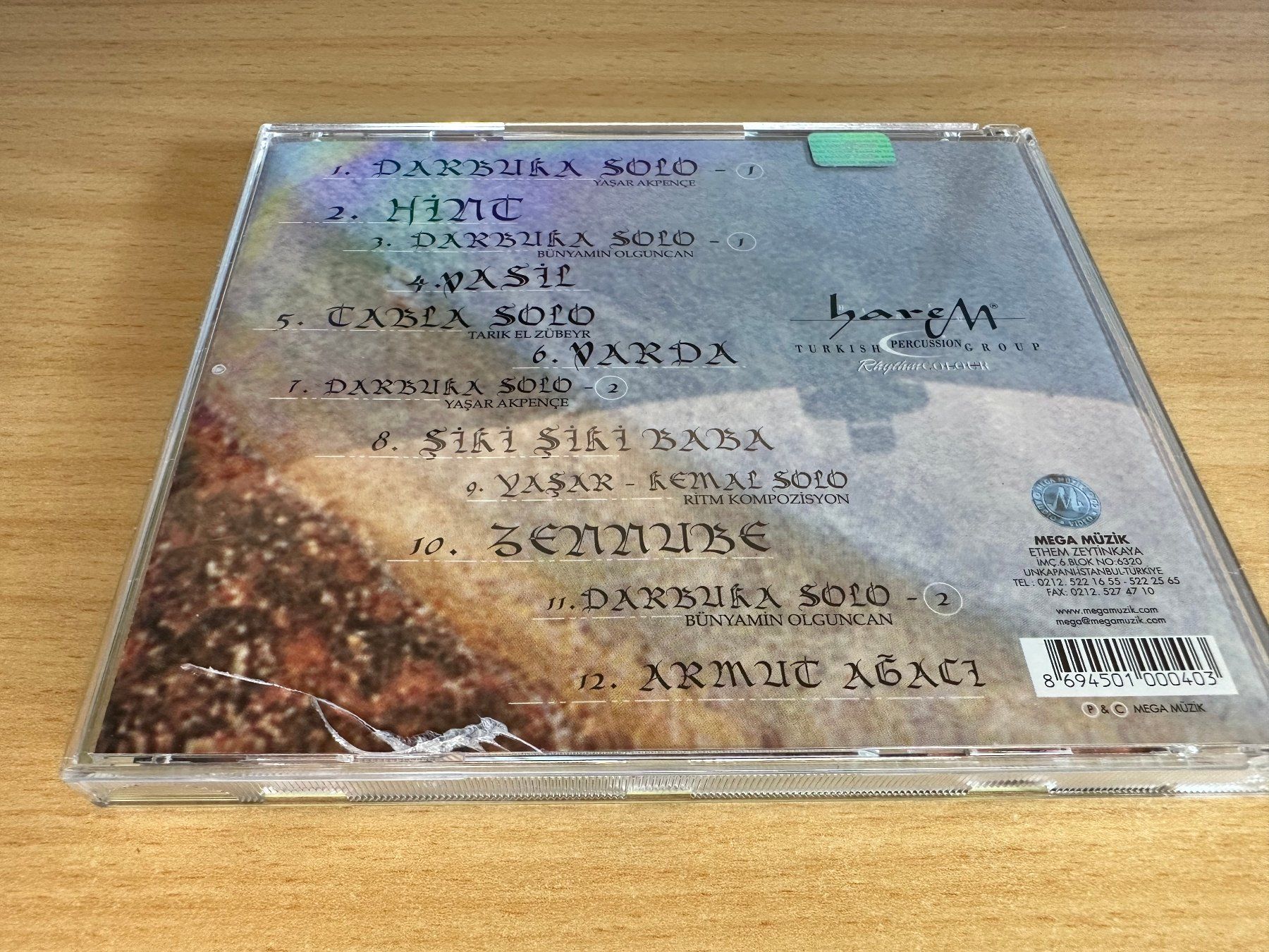 CD: Harem – Rhythm Colour – Usato da Rikon im Tösstal venduto da Alpenmutz 1