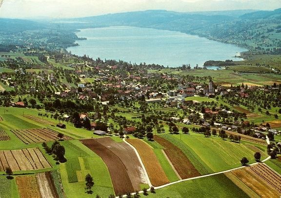 Ansichtskarten: SEENGEN Flugaufnahme – Gebraucht aus Jona von philajona