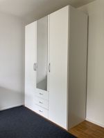 Kleiderschrank weiss 3-tuerig mit Spiegel und 3 Schubladen