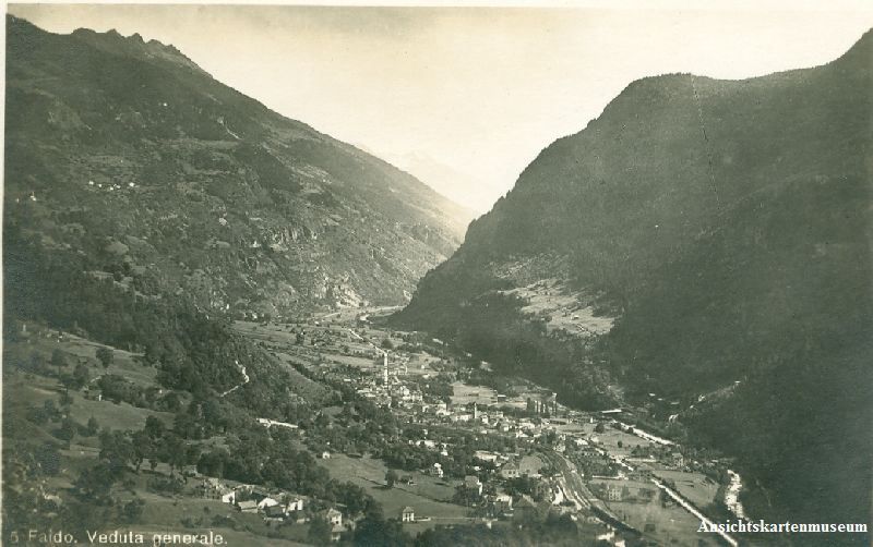 Cartoline postali: Faido -Veduta Generale +1924 Feldpost – Usato da Emmenbrücke venduto da teestube