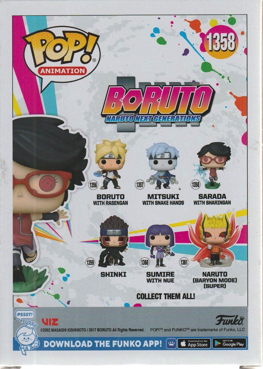 Funko Statuette: FUNKO POP! ANIMATION 1358 SARADA WITH SHARINGAN - BORUTO NAR – Nuovo (secondo la descrizione) da Vezia venduto da Aquarius_Age 2