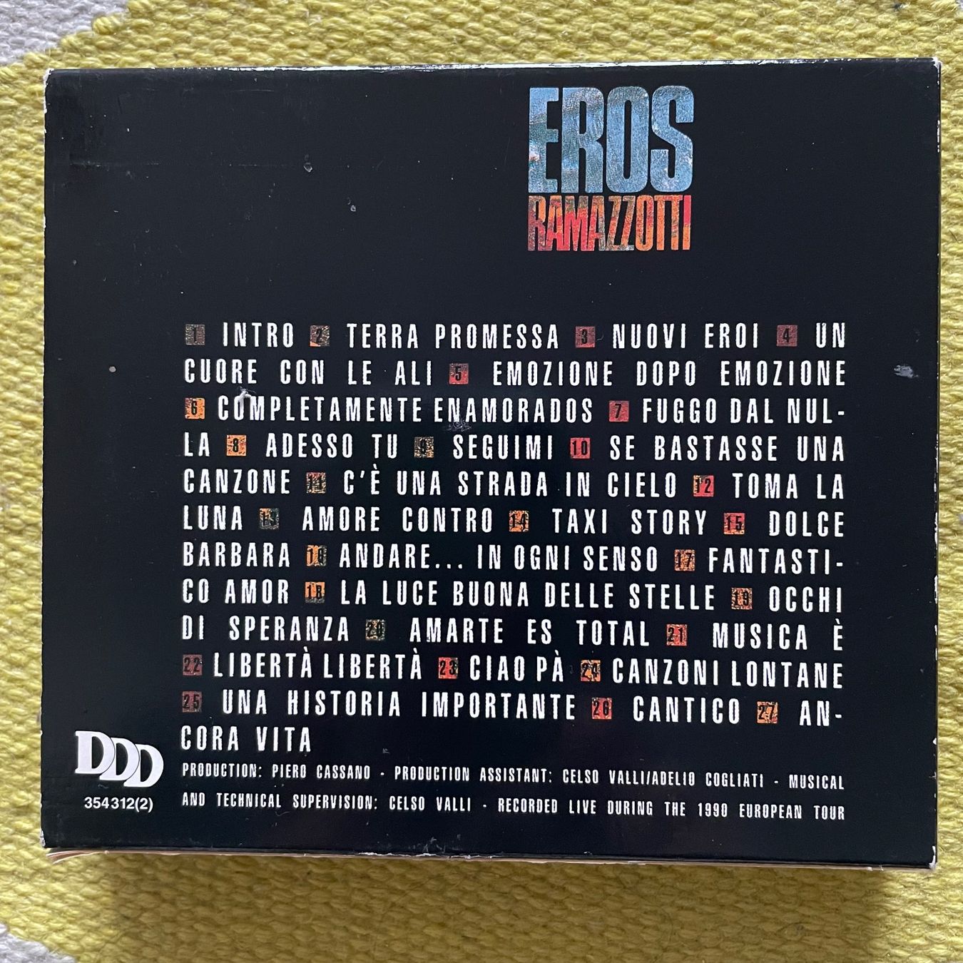 CDs: EROS RAMAZZOTTI-2CD IN CONCERT – Gebraucht aus Rorschacherberg von CD-Roli 1