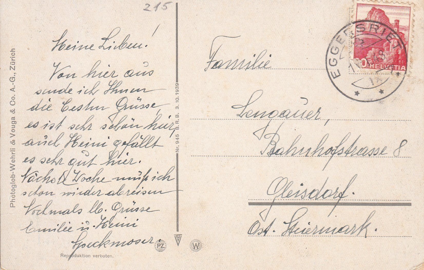 Cartoline postali: Rapperswil ca. 1920 – Usato da Bürglen TG venduto da StampGraf 1