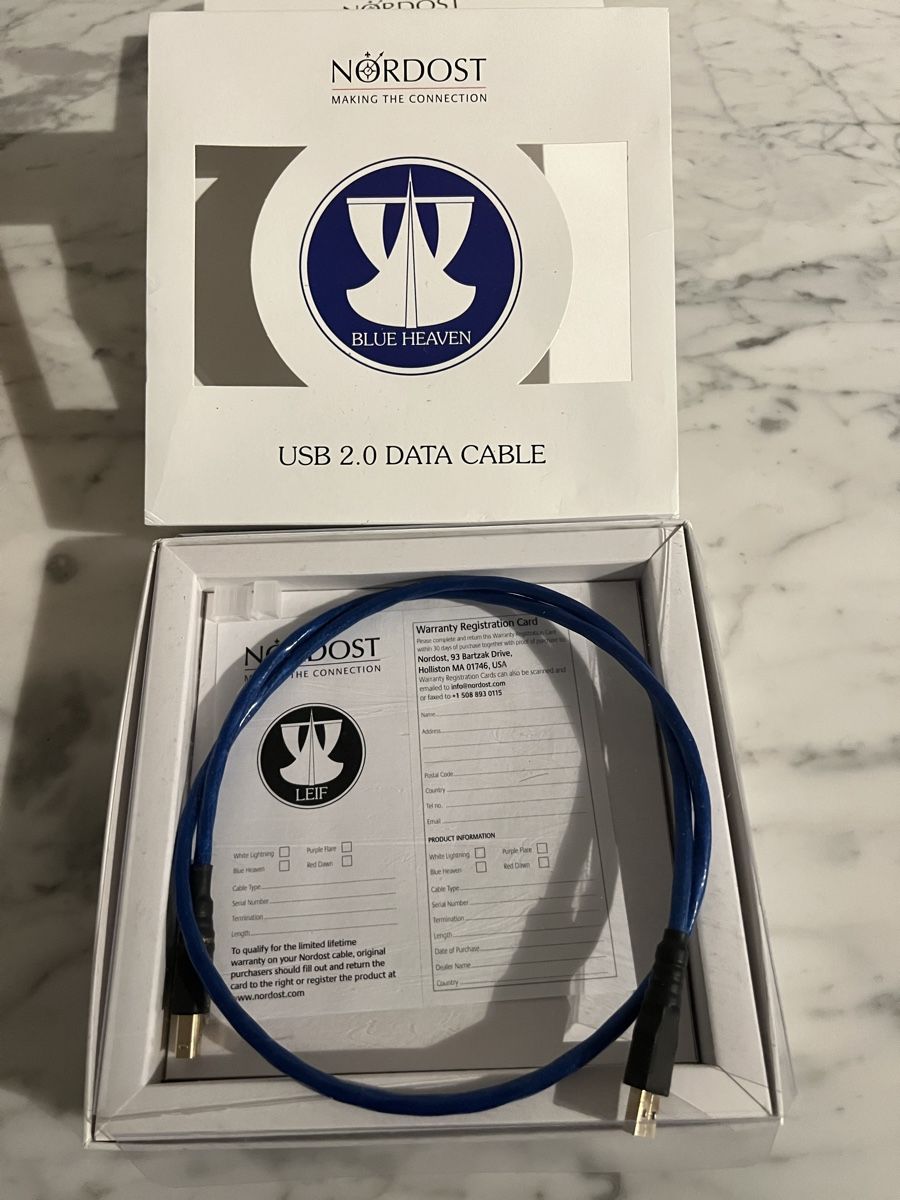 Cavi: Nordost Blue Heaven USB 2.0 data cable Leif – Nuovo (secondo la descrizione) da Zollikon venduto da C1nnam0n 2