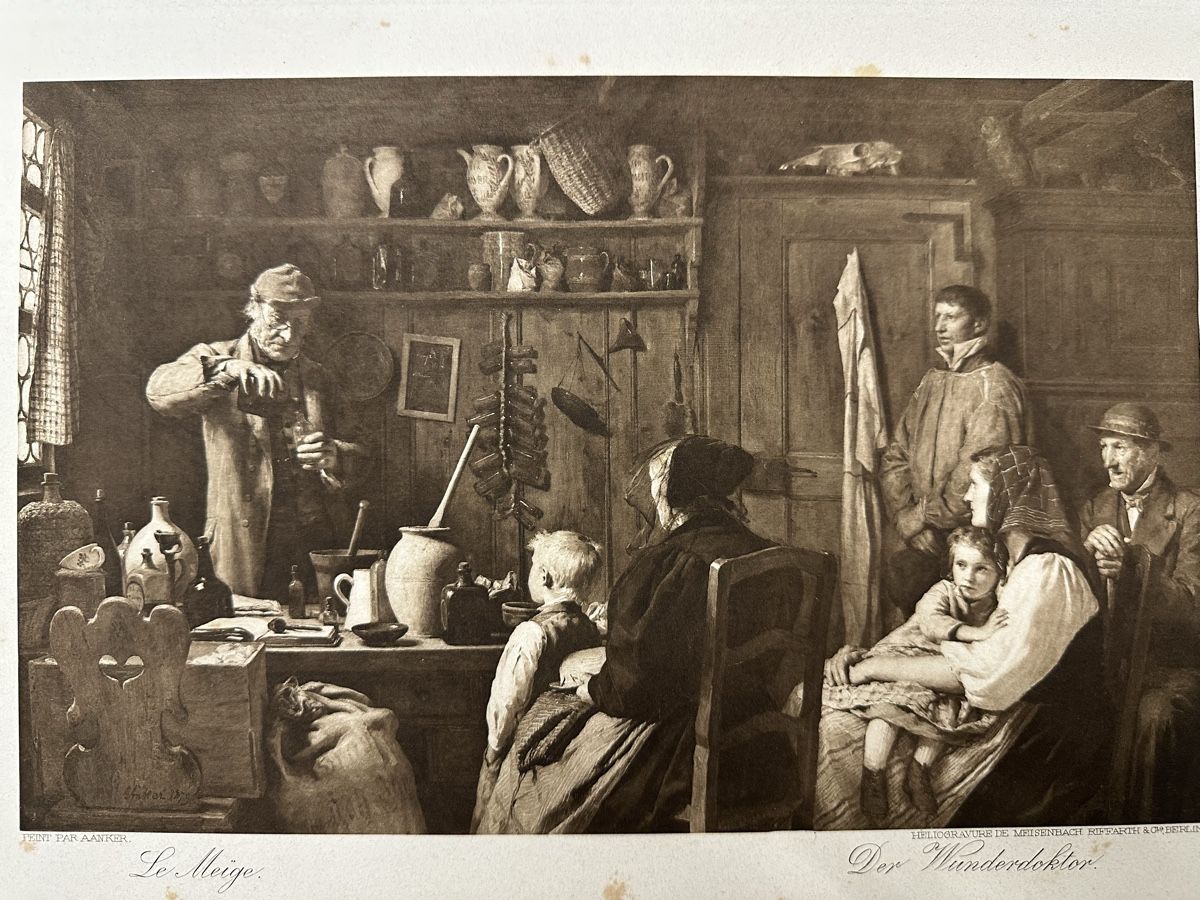 Foto & Immagini: Albert Anker Heliographie Der Wunderdoktor – Usato da Ebikon venduto da Gaenggeliwaar