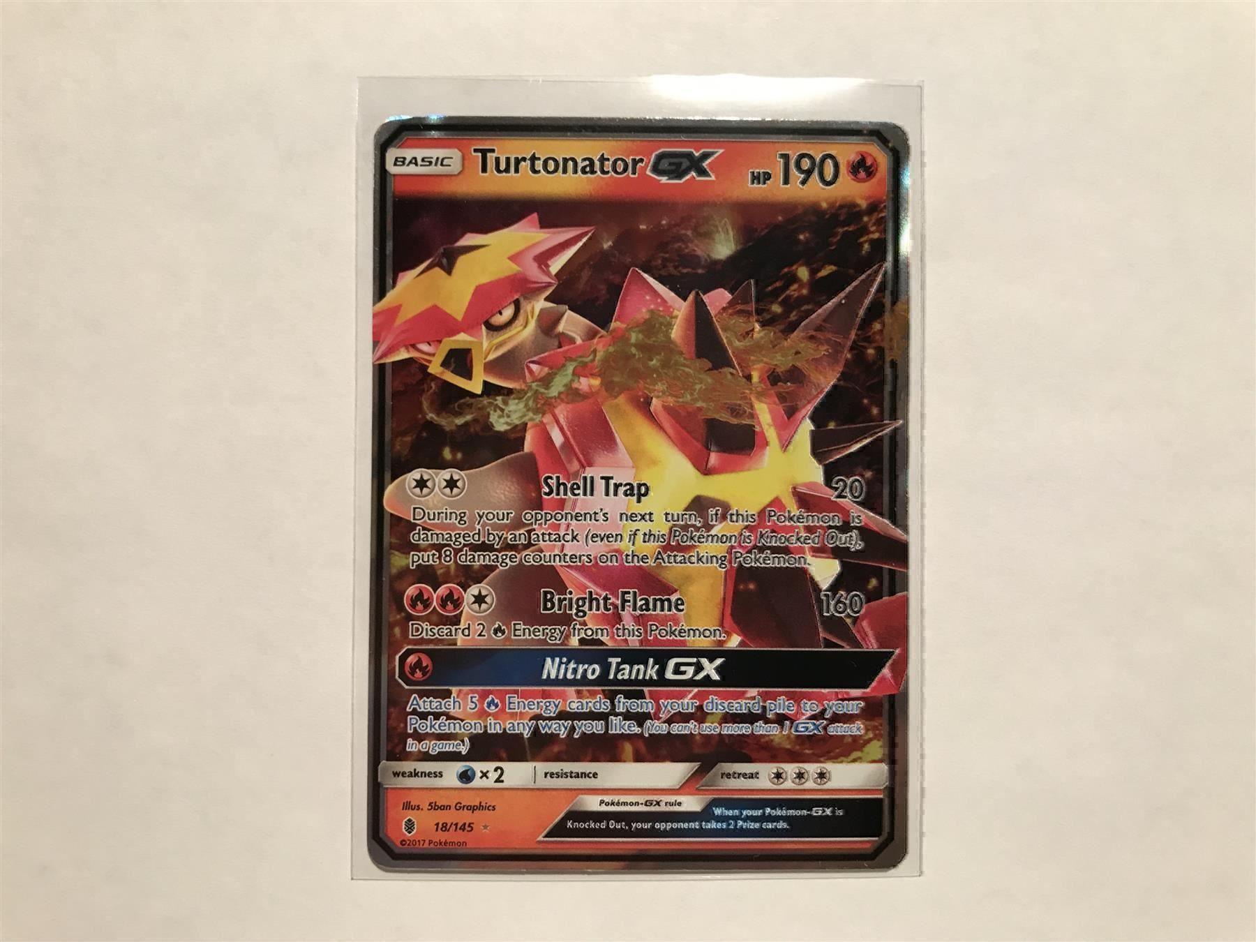 Pokémon Carte collezionabili: Turtonator GX – Nuovo (secondo la descrizione) da Hagendorn venduto da Pokecollectorch