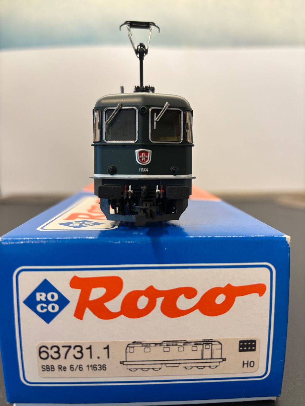 Roco Modelleisenbahnen: Roco 63731.1 Re 6/6 11644 Cornaux – Neu (gemäss Beschreibung) aus Interlaken von rigoberto0 1