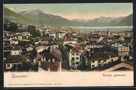 AK Locarno, Panorama, 1905