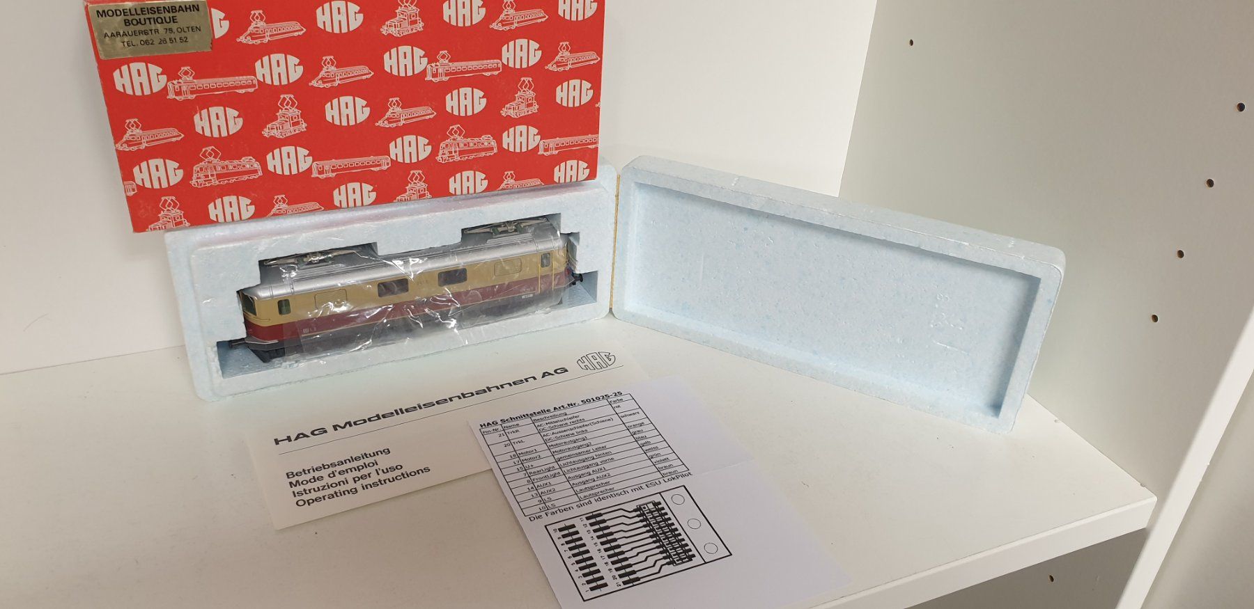 Hag Trains électriques: Hag SBB Re4/4 TEE ESU Mfx Digital AC – D'occasion à Neuenhof par ludovicco 5