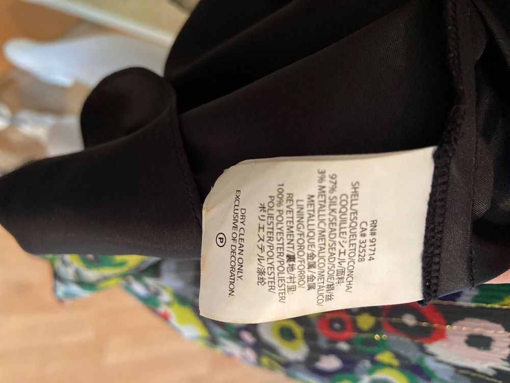 ARMANI EXCHANGE silk chiffon dress 9