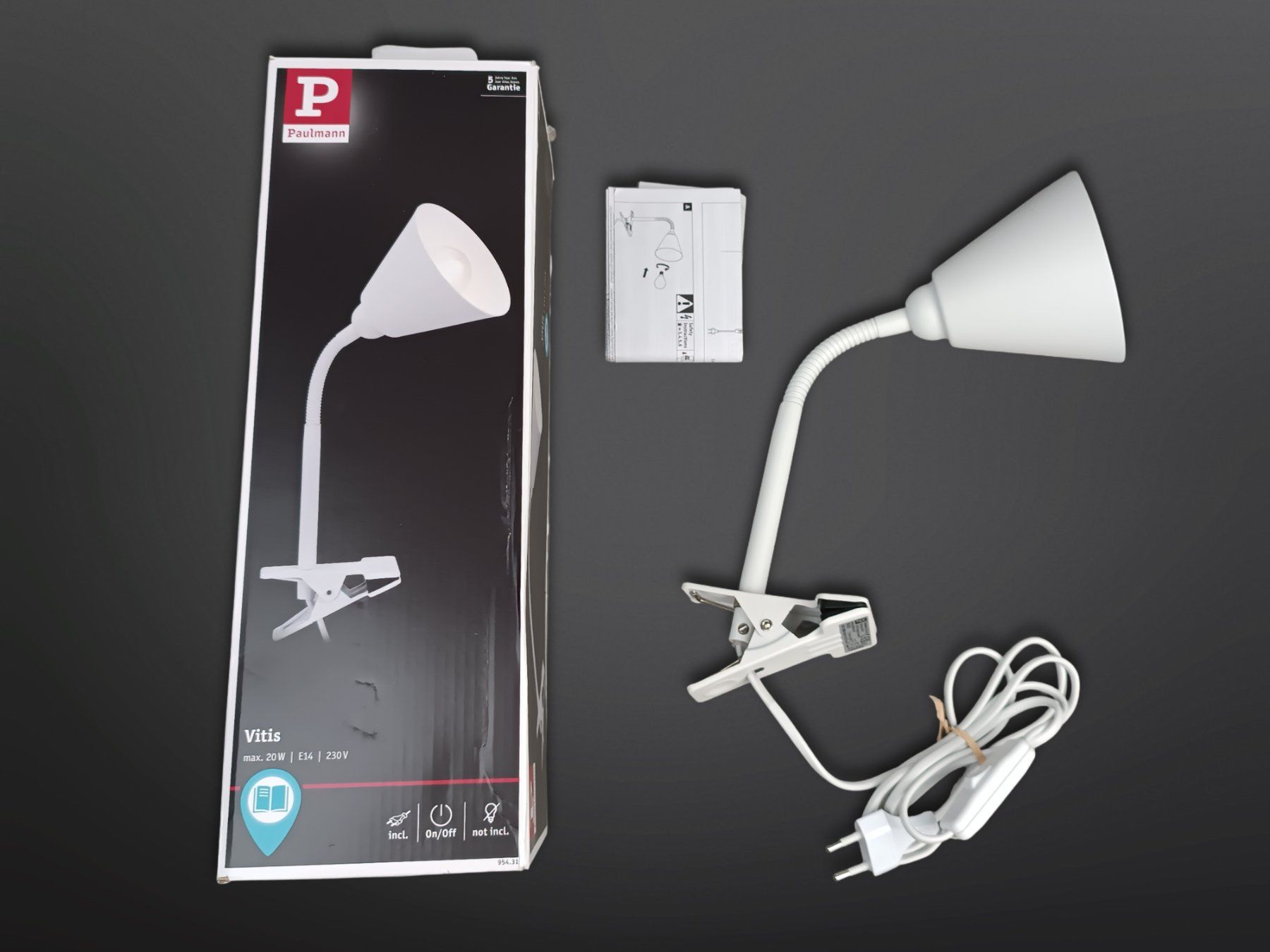 Paulmann Lampes: PAULMANN Vitis Tischlampe – Neuf (Voir description) à Suhr par Restwert_Suhr