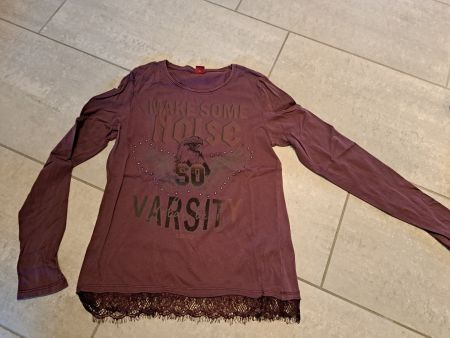 S.Oliver Pulli weinrot Gr. 164 make some noise NEU