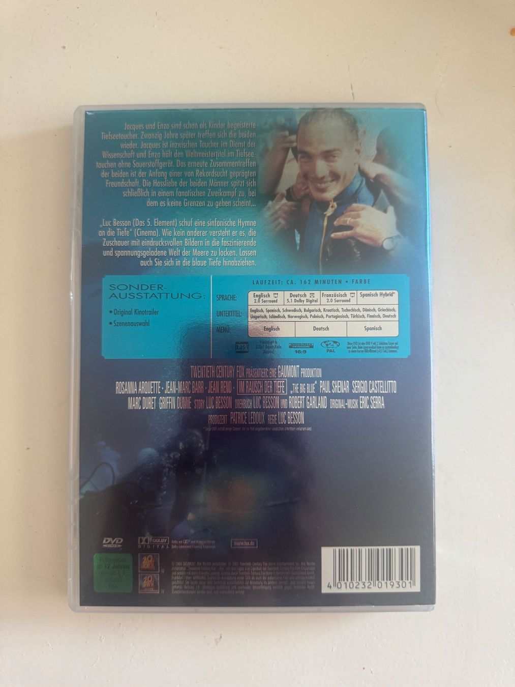 Tutti i DVDs: IM RAUSCH DER TIEFE. (DVD) – Usato da Basel venduto da san_2qlq 1