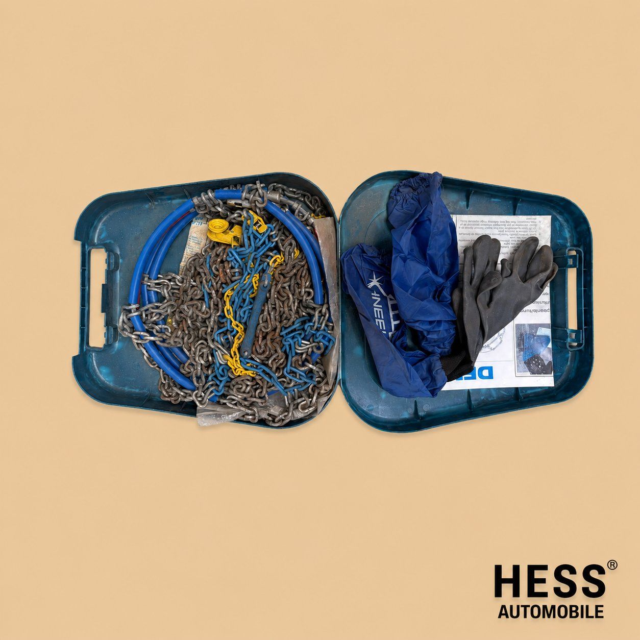 Chaînes à neige: Schnekette mit Handschuhe – D'occasion à Alpnach-Dorf par Hess-Automobile 2