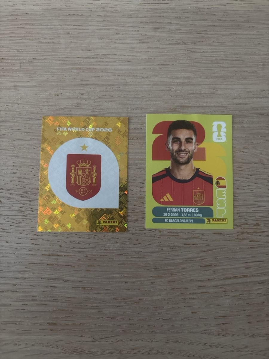 Panini Sammelbilder & Trading cards: Paninis 2026 FERRAN TORRES & logo ESP 2026 – Neu (gemäss Beschreibung) aus Boudry von Nat1234