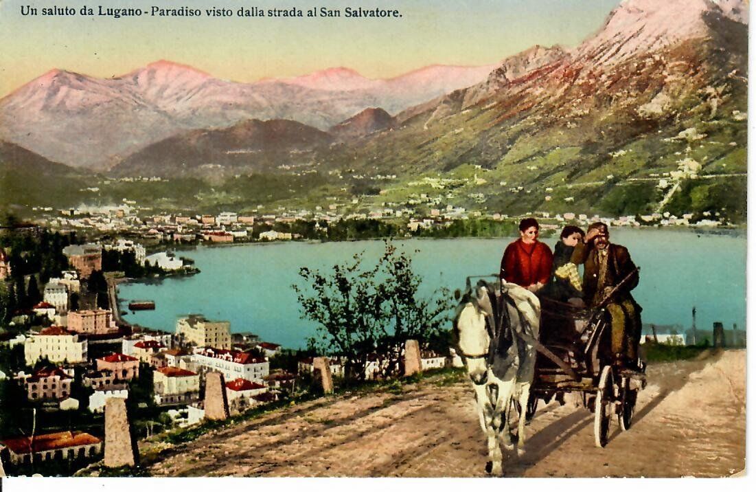 Ansichtskarten: Lugano - Paradiso – Gebraucht aus Hochdorf von Ziegel-16