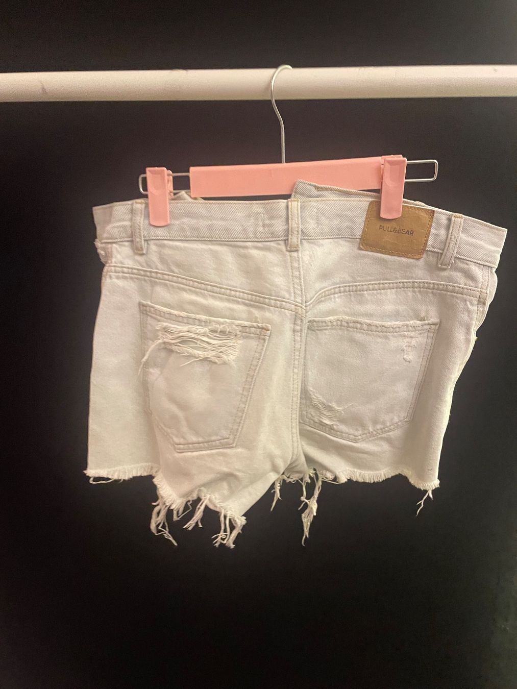 Pull&Bear Pantaloni: Pull&Bear Jeans Shorts, hellblau, destroyed, Grösse 38 – Usato da Wollerau venduto da Poschro68 1