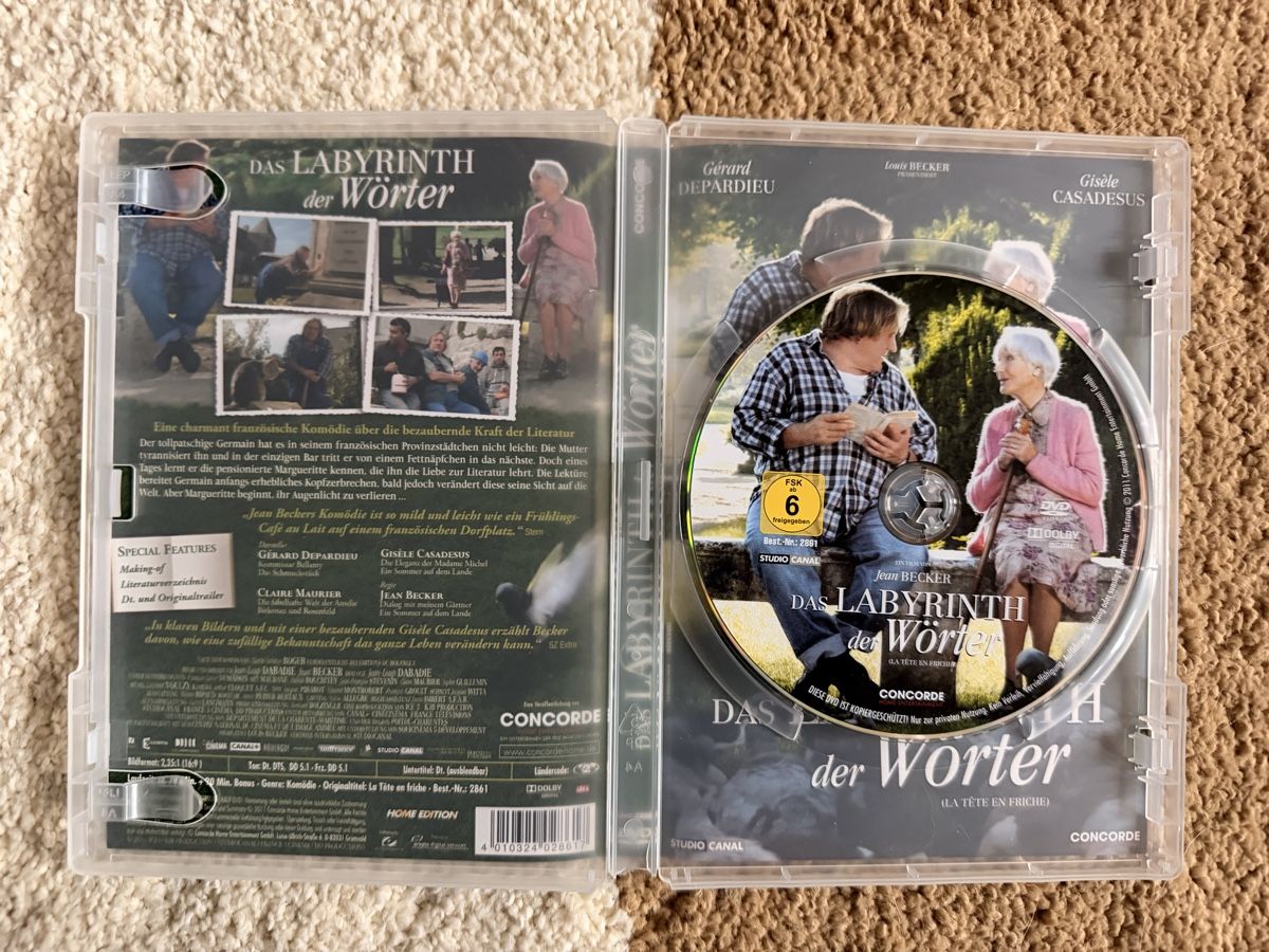 Das Labyrinth der Wörter - DVD - Top Zustand! Selten! (Gebraucht) in