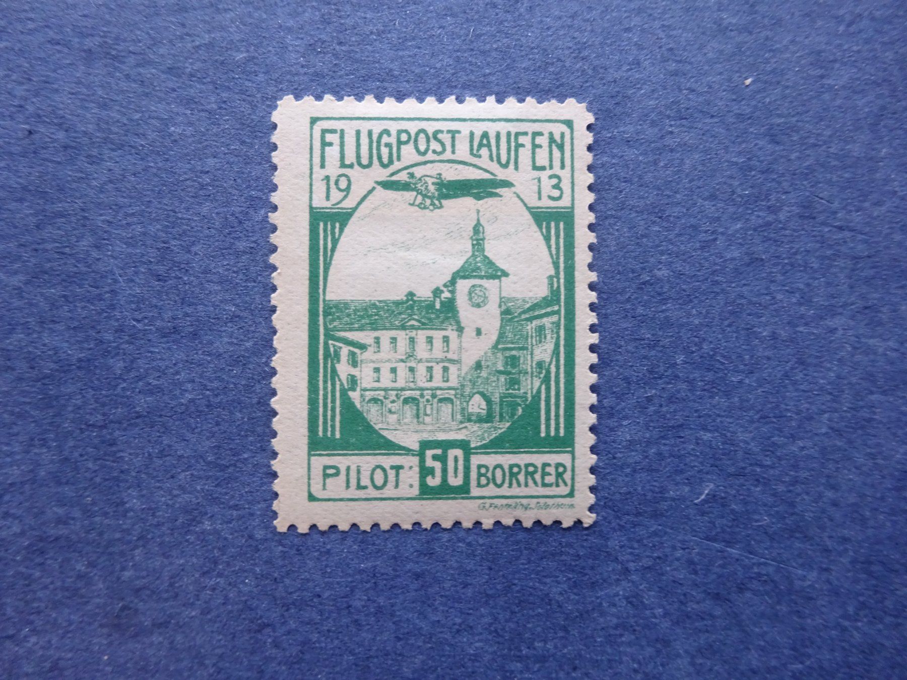 Alle Briefmarken: 1913 Vorläufer VII Laufen – Gebraucht aus Appenzell-Steinegg von adi1975