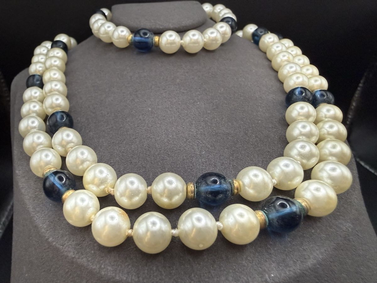 Catenine: Vintage Halskette und Armband Perlen – Usato da Lamone venduto da LaCantinaMagica 2