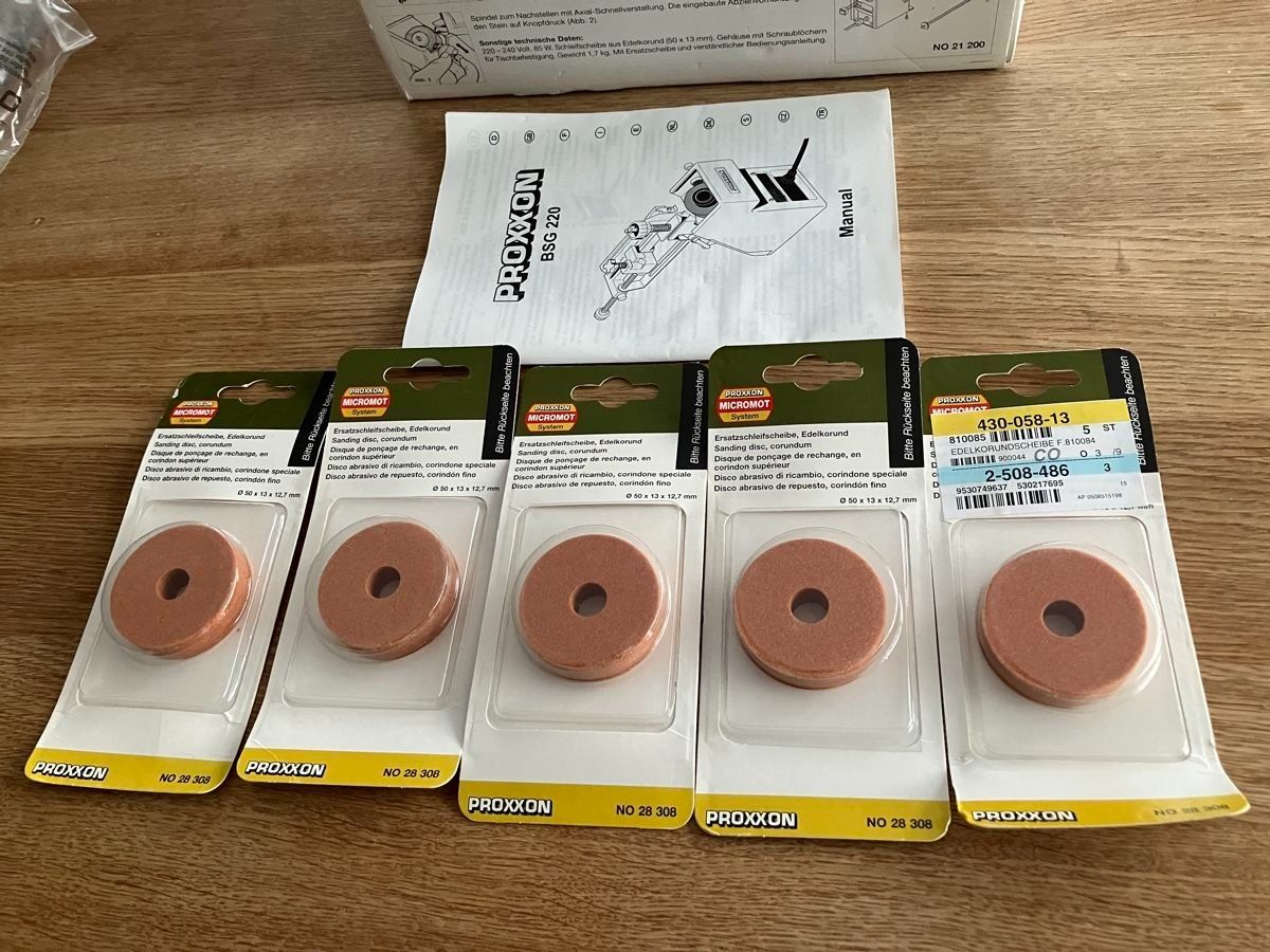 Proxxon Tutte le macchine: Proxxon BSG 220 Bohrerschärfgerät – Nuovo e nell'imballaggio originale da Hauterive NE venduto da eriamch 3