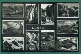 Lenk im Simmental, Mehrbilderkarte, 1955, gelaufen