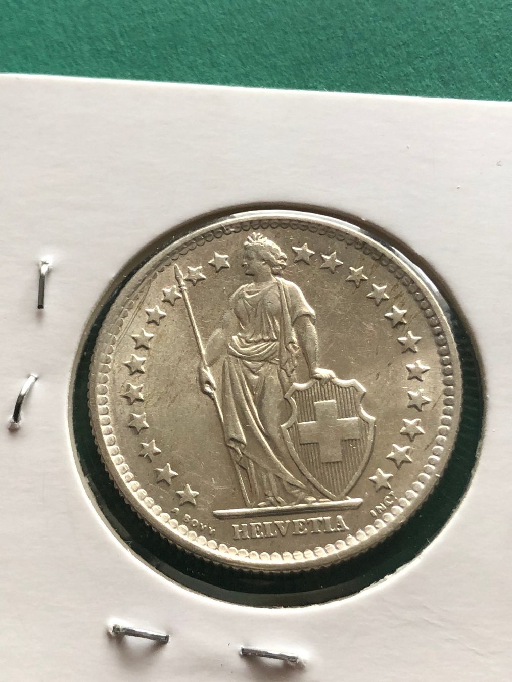 Tutti le monete: 2 Fr. 1960  Top – Usato da Schötz venduto da Odpa 1
