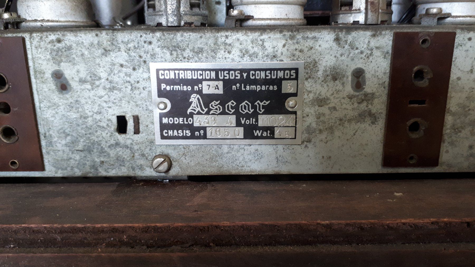 Radio: Röhrenradio, Ascar 439A – Difettoso da Madiswil venduto da 20gls 3