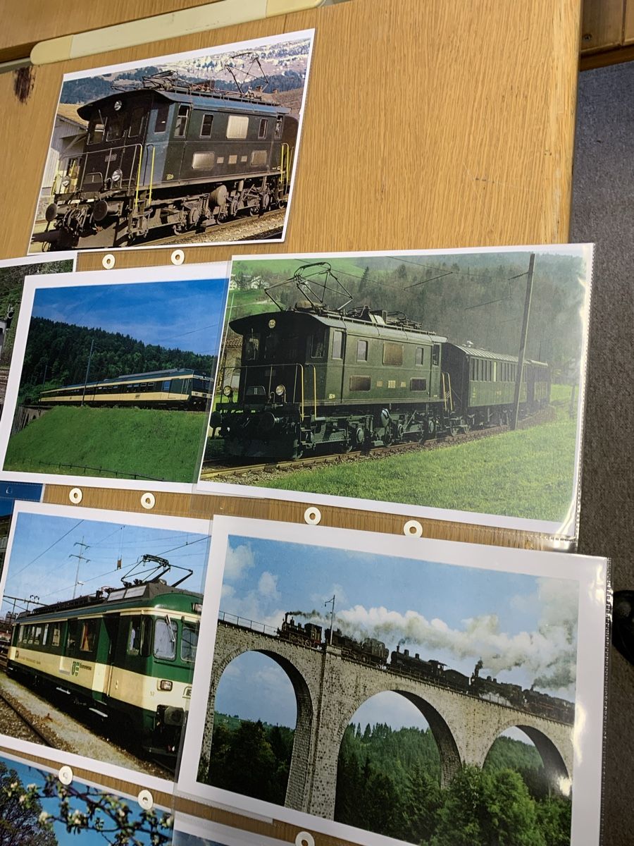 Modellini di ferrovie: 24 Fotobilder A4 Bildkopien der BT – Usato da Winden venduto da EmilNeu 2
