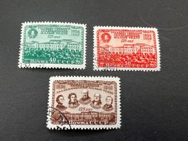 Russland CCCP 1949 Mi. 1394/96 gest. (E1734)