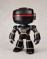 Roboterfigur: 17,5 cm - Schwarz