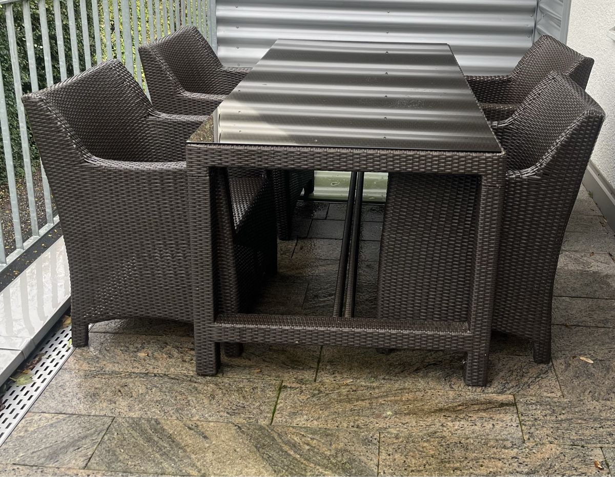 Tavoli: Rattan Gartentisch – Usato da Eschen venduto da regino 1