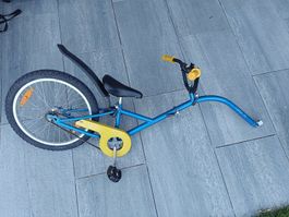 Nachläufer  Kinderfahrrad blau  gebraucht.