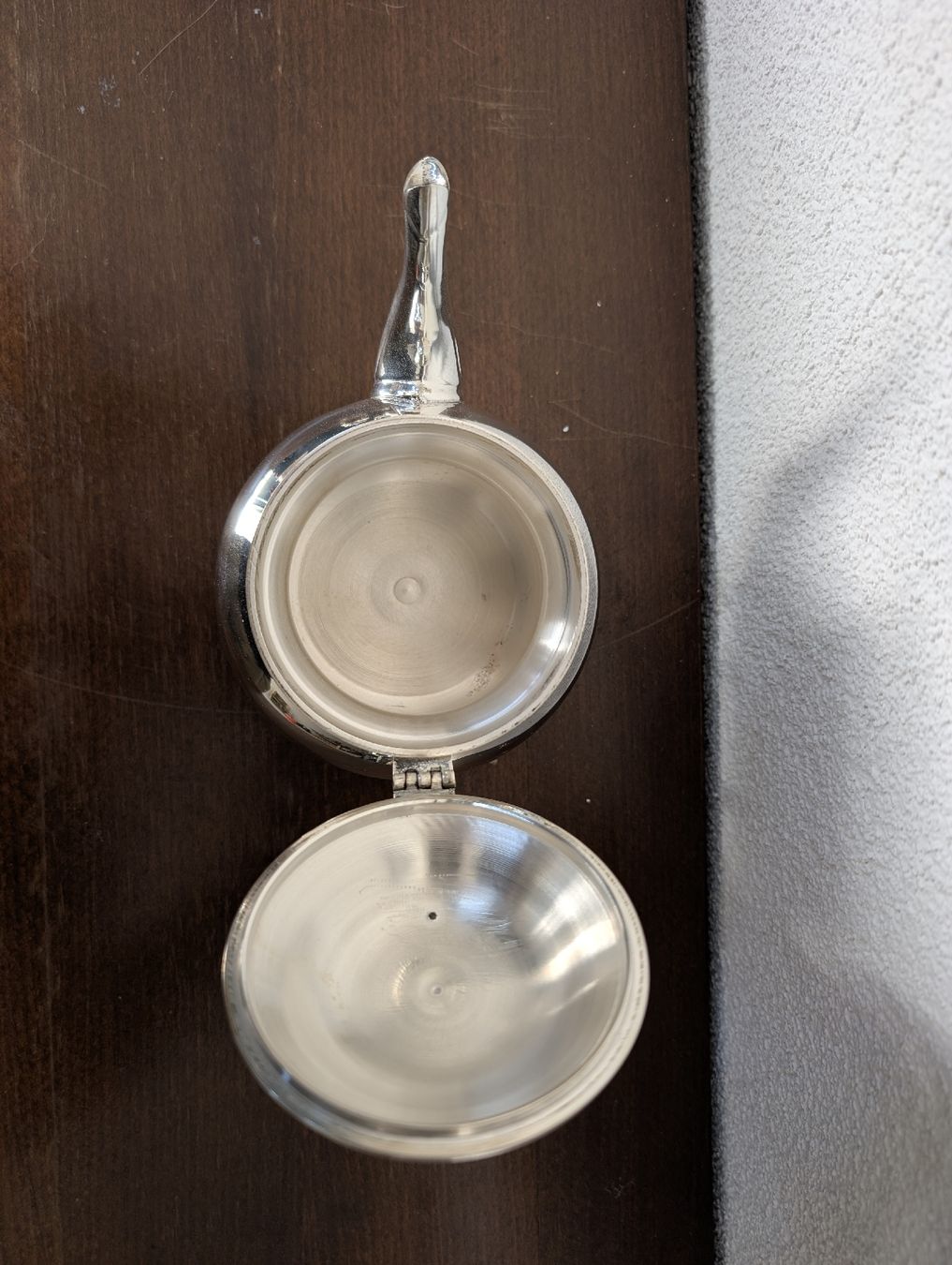 Teiere: Kanne versilbert mit Henkel und Deckel – Usato da St. Gallen venduto da spontara 1