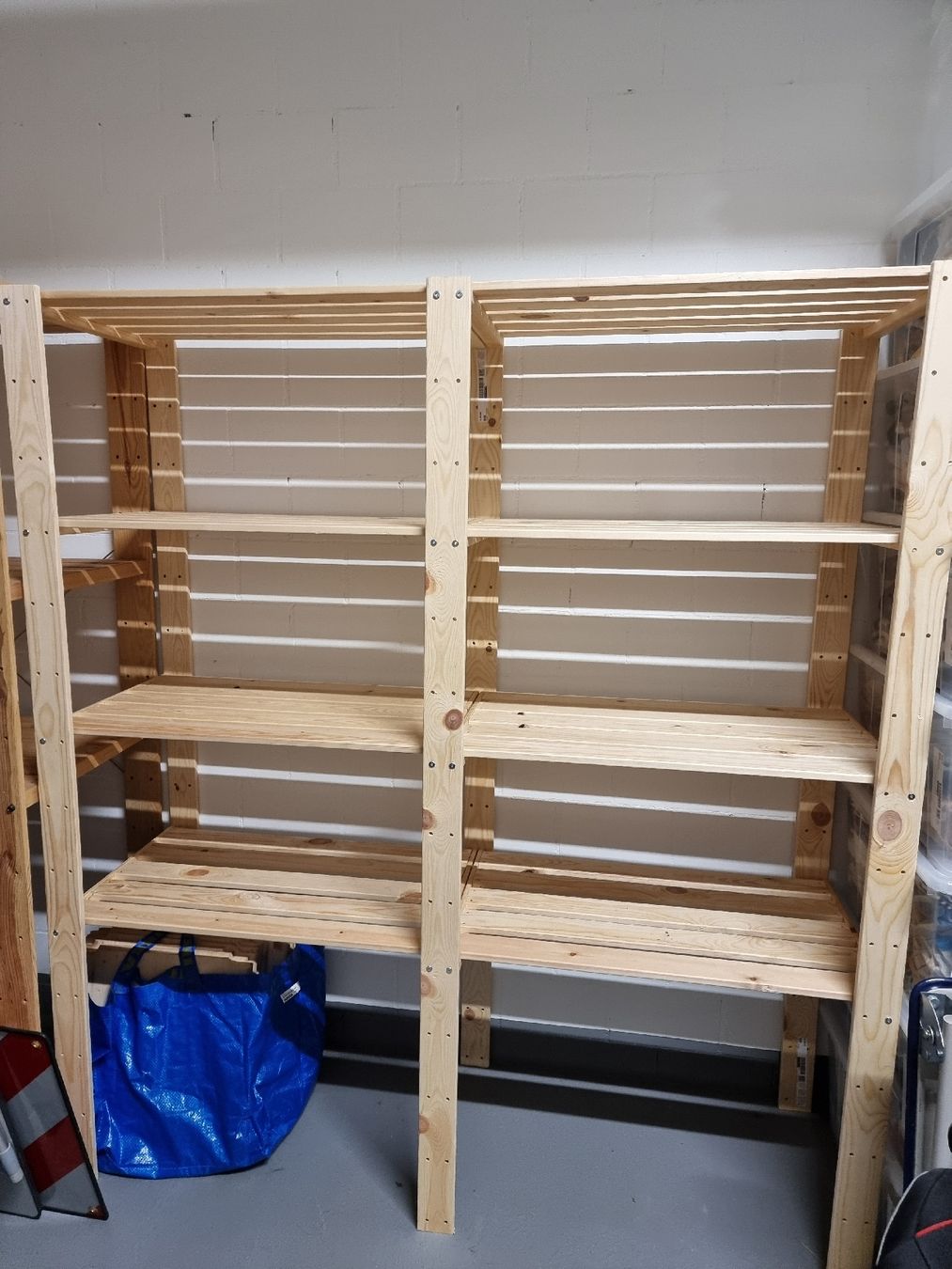 Ikea Scaffali: Kellerregal aus Holz einzeln + doppel – Usato da Grüningen venduto da savana19 1
