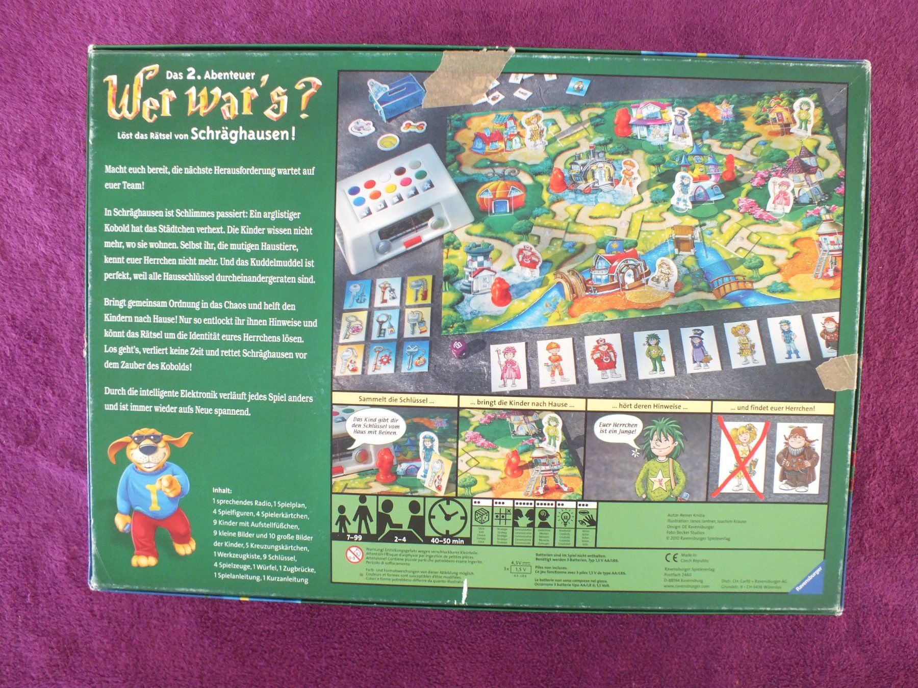 Ravensburger Giochi: Ravensburger Spiel - Wer war's ? - Das 2. Abenteuer – Usato da Müllheim Dorf venduto da Seeeule01 1
