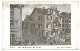 Romanshorn (TG) Hotel Falken - Post - Hochzeit-Kutsche