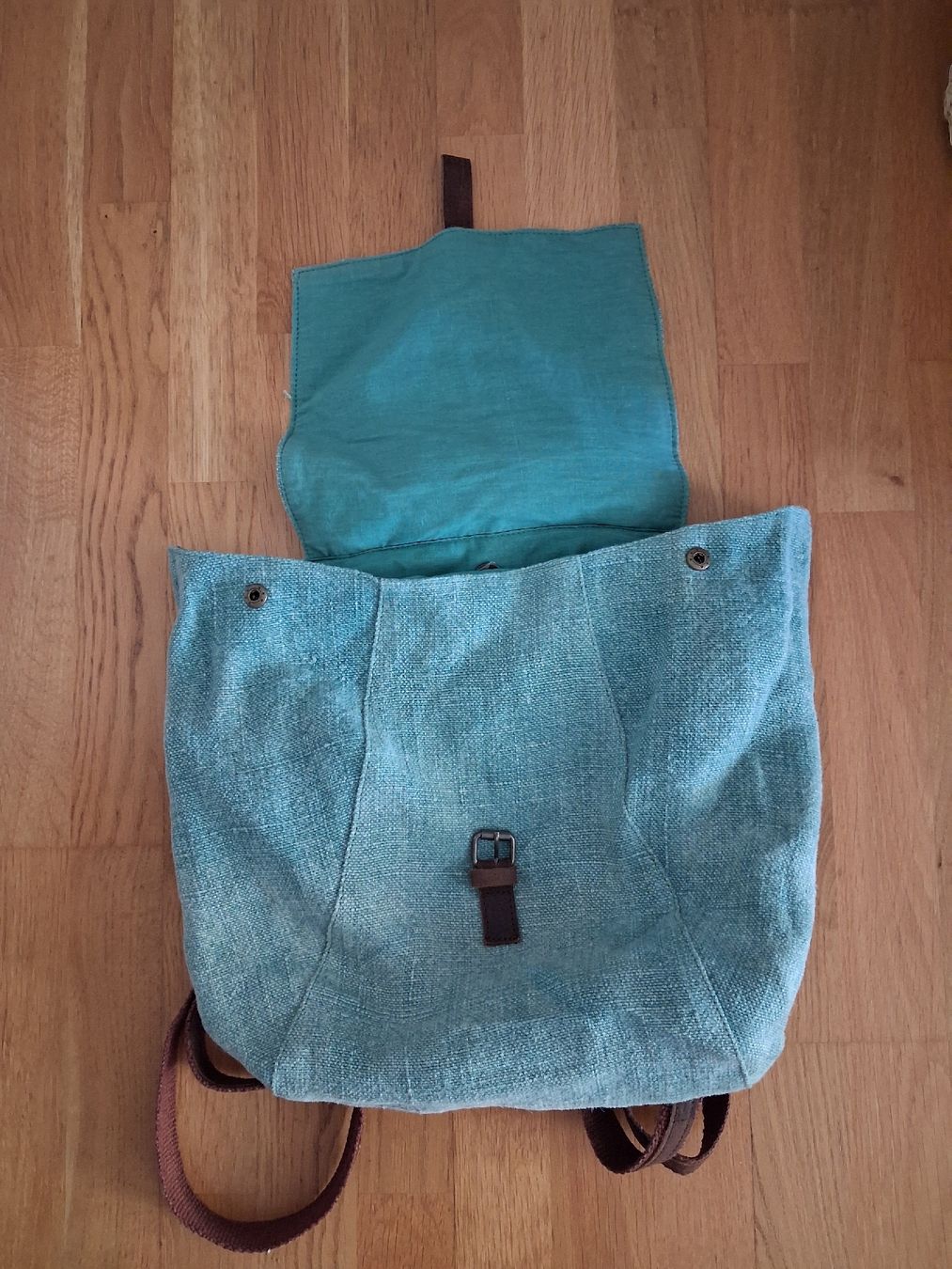 Zaini: neuer Rucksack aus Leinen – Nuovo (secondo la descrizione) da Thal venduto da Frauenfelder68 6