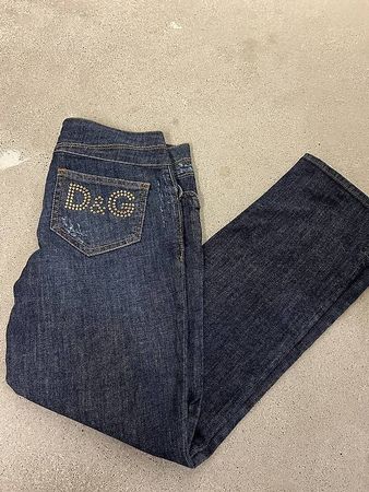 Dolce & Gabbana D&G Slim Fit Cropped Jeans, Grösse IT40