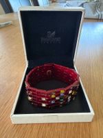 Swarovski Armband Rot Mosaik mit Kristallen