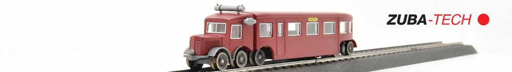 Märklin H0 - 3124 - Modelltåg rälsbuss (1) - Micheline rouge i låda med manual - SNCF