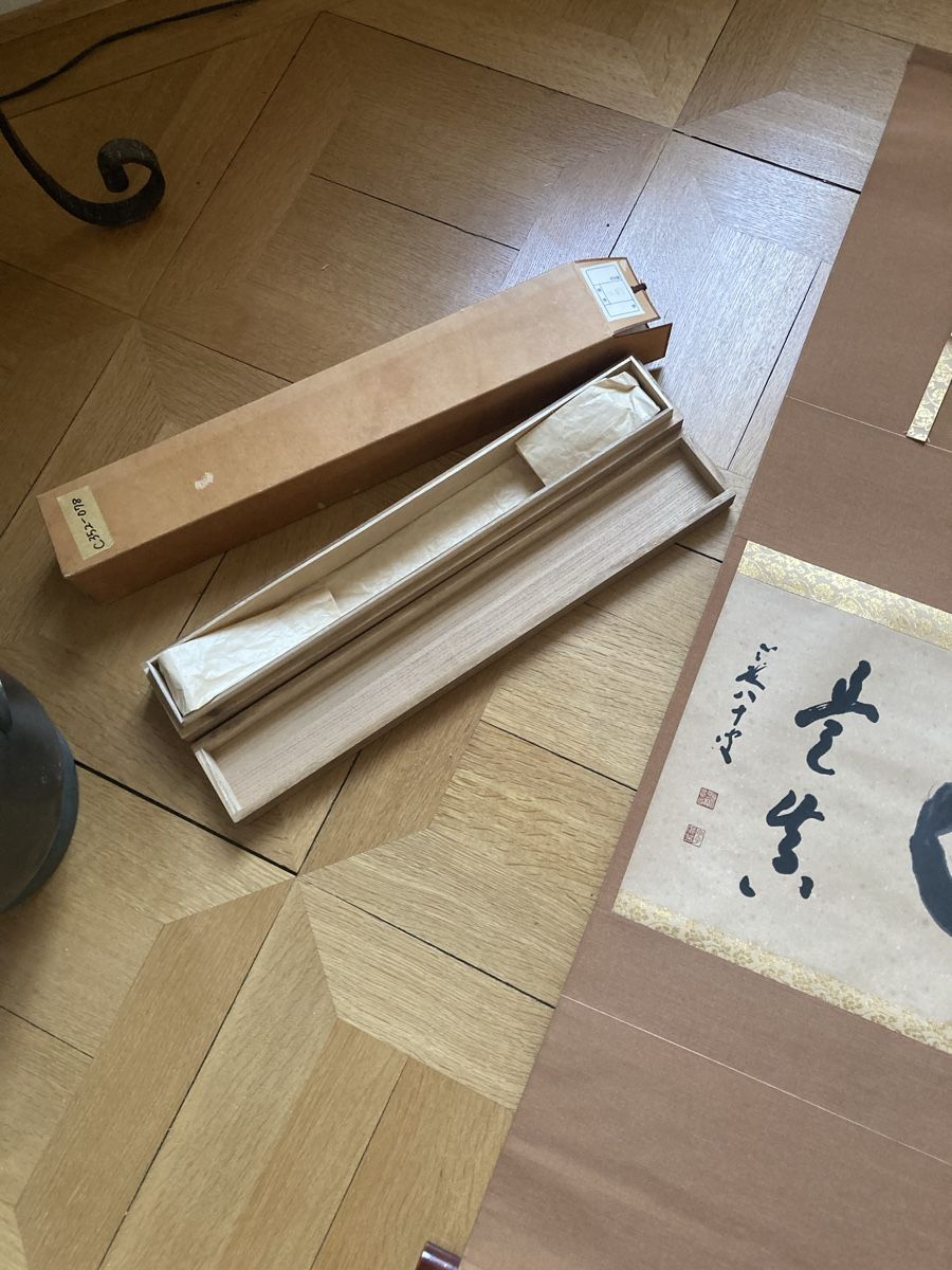 Foto & Immagini: Rollbild Kalligraphie Enso 124 x 49 cm, mit OVP – Usato da Zürich venduto da einefreude 1