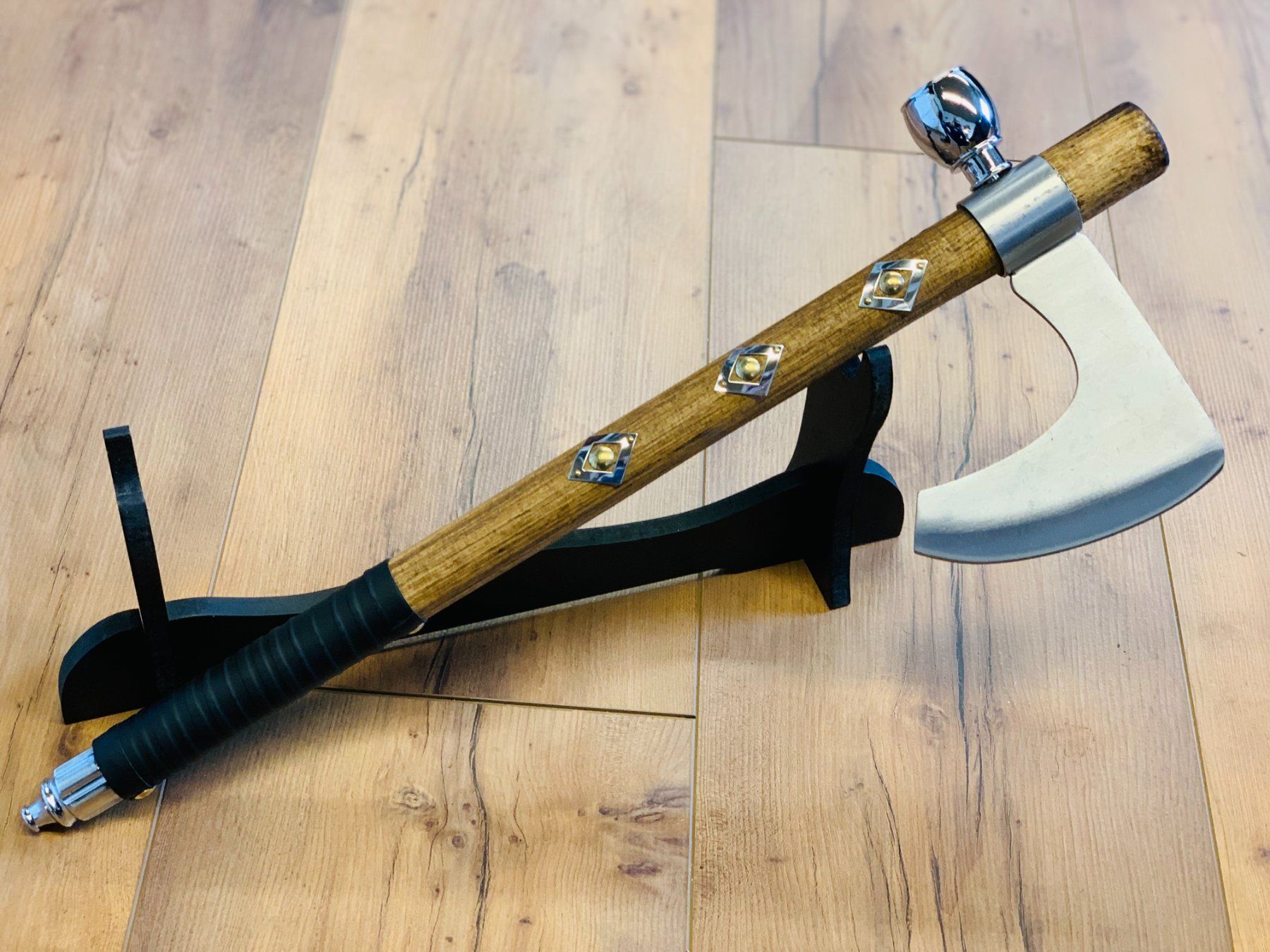 Besteck: Indianer Messer AXT Friedenspfeife Häuptling Sitting 47cm – Neu und originalverpackt aus Bergdietikon von shopAgent 3
