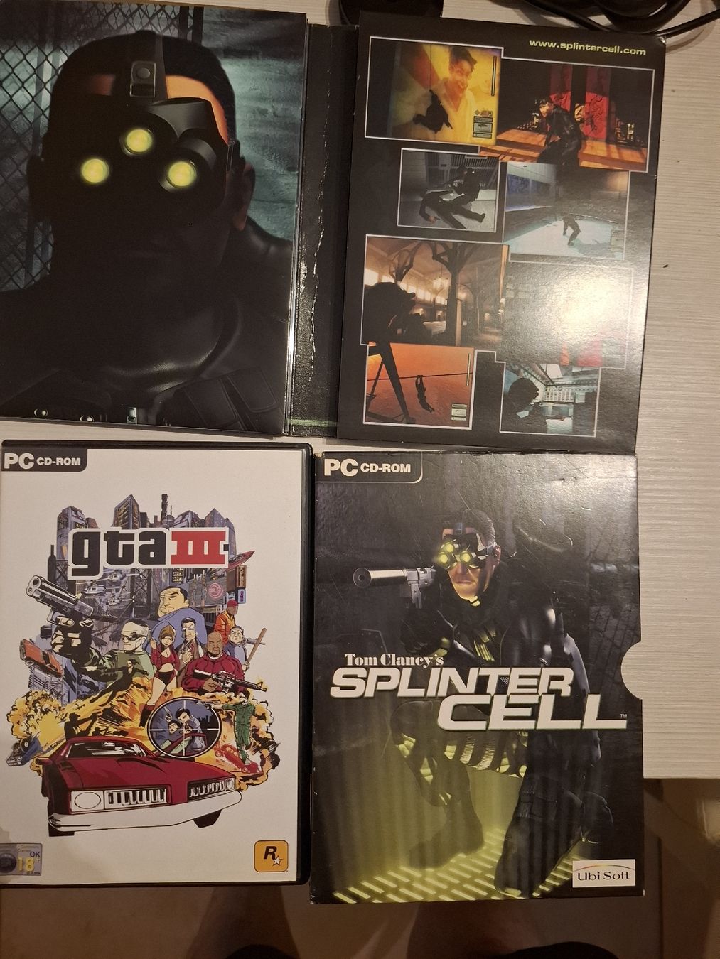 Spiele: Splinter Cell & Gta III PC – Gebraucht aus Monte Carasso von Buttefly 1