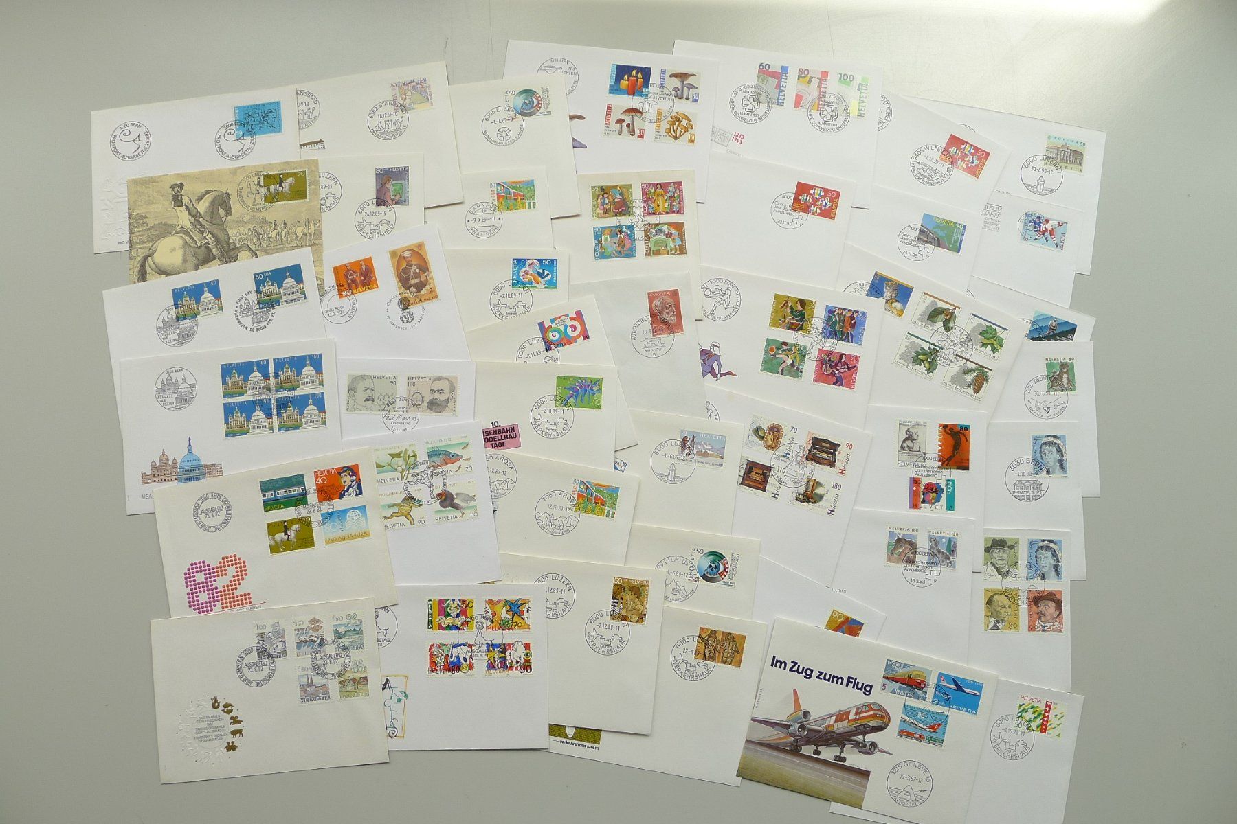 Alle Briefmarken: 1975-1997, BRIEFPOSTEN: Sammlernachlass mit ca. 380 Belegen – Gebraucht aus Sursee von Luzernerraute 8