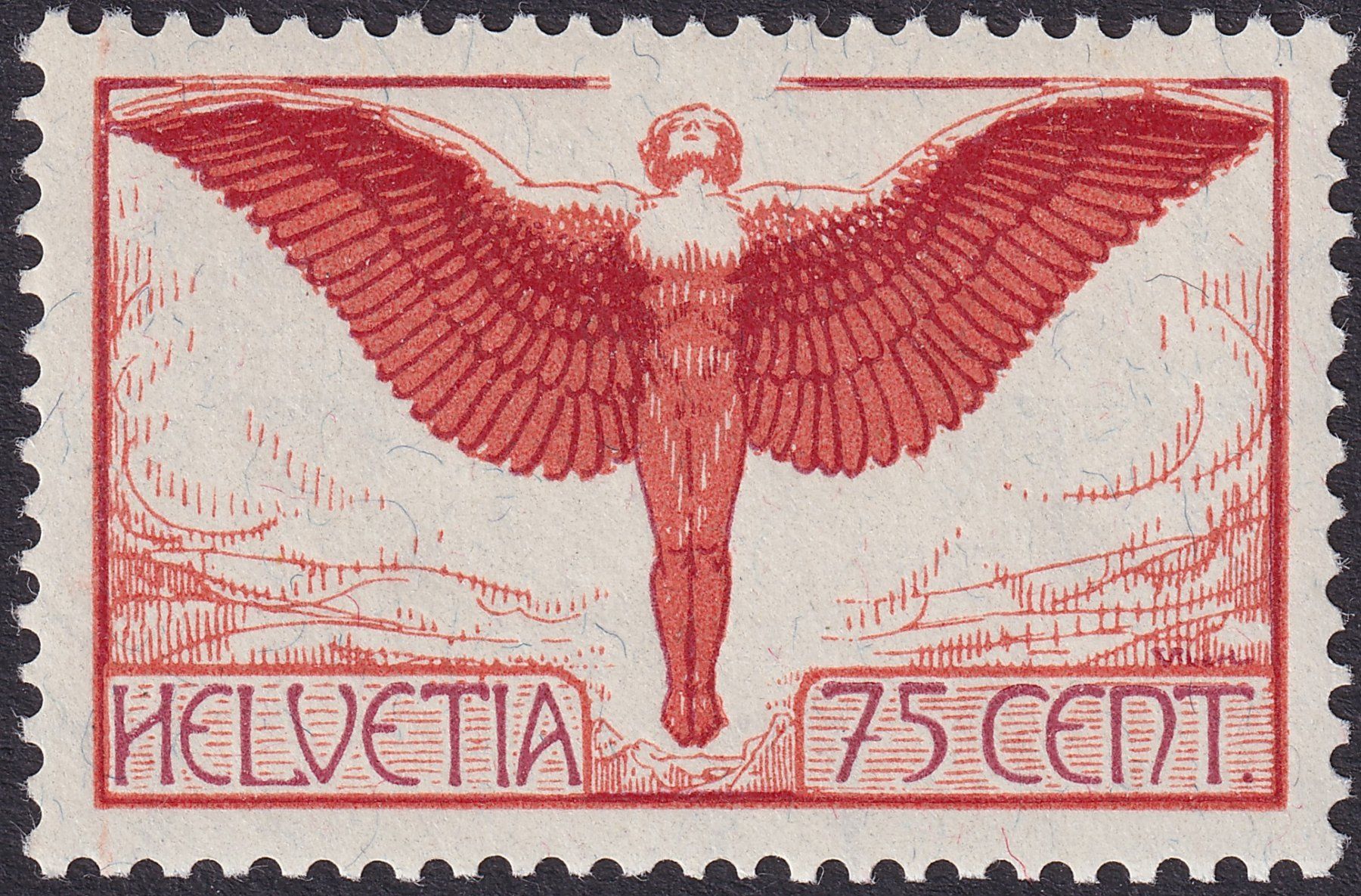 Alle Briefmarken: 1924, F11 postfrisch **, gut erhalten. Kat: 65.- – Gebraucht aus Sursee von Luzernerraute