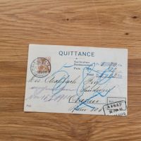 Dokument Quittance Biel Bienne Aarau 1911 Hrch. Wettstein